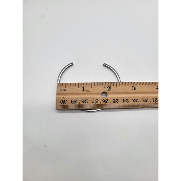 MANTRA BAND "MIND OVER MATTER" Stainless Steel Cuff Bracelet - Picture 2 of 7